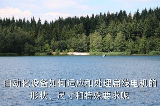自動化設備如何適應和處理扁線電機的形狀、尺寸和特殊要求呢