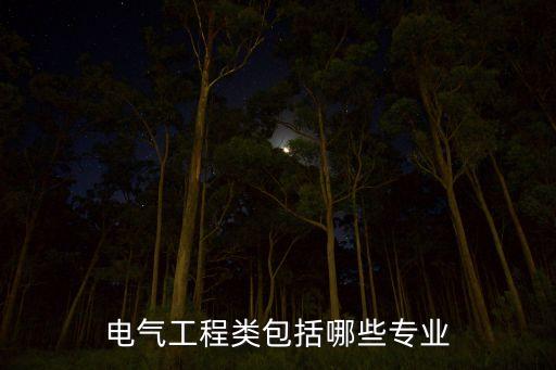 電氣工程類包括哪些專業(yè)
