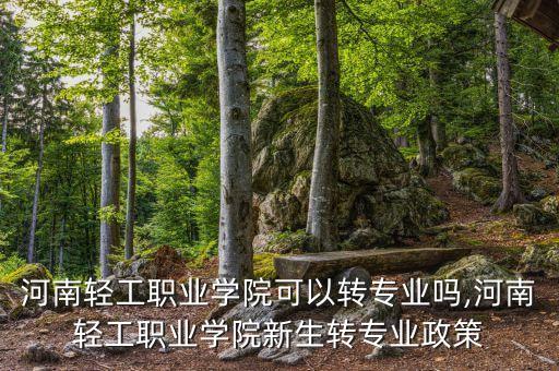 河南輕工職業(yè)學(xué)院可以轉(zhuǎn)專業(yè)嗎,河南輕工職業(yè)學(xué)院新生轉(zhuǎn)專業(yè)政策