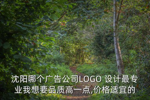 沈陽哪個廣告公司LOGO 設計最專業(yè)我想要品質高一點,價格適宜的
