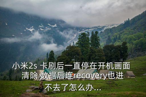 小米2s 卡刷后一直停在開機畫面 清除 數(shù)據(jù)后連recovery也進不去了怎么辦...