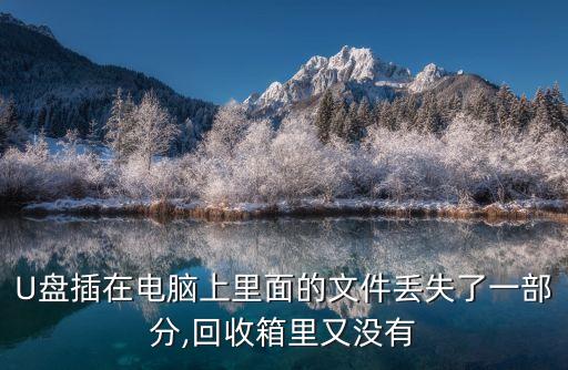 為什么u盤數(shù)據(jù)丟失,u盤為什么會丟失?