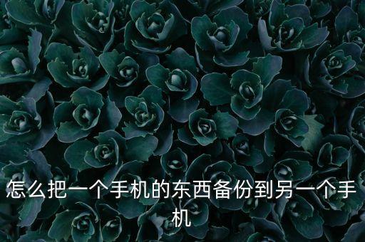 手機(jī)怎么備份,手機(jī)備份怎么備份?一文看懂
