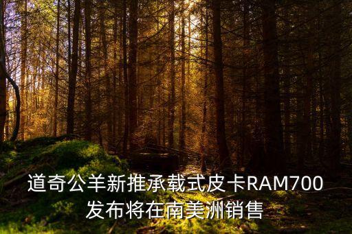 ram皮卡多少錢,ram是什么車ram是指路奇推出皮卡車