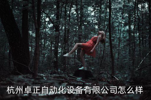杭州卓正自動(dòng)化設(shè)備有限公司怎么樣
