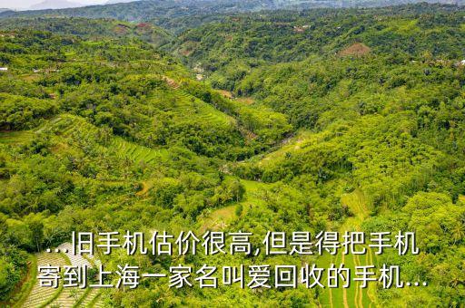 ...舊手機估價很高,但是得把手機寄到上海一家名叫愛回收的手機...