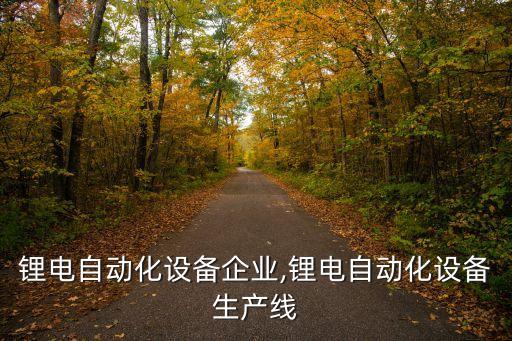 蘇州鋰電自動化設(shè)備企業(yè),鋰電自動化設(shè)備生產(chǎn)線
