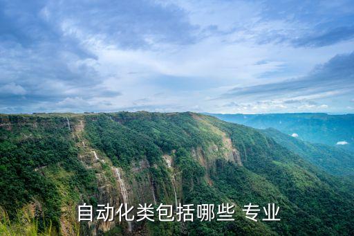  自動化類包括哪些 專業(yè)