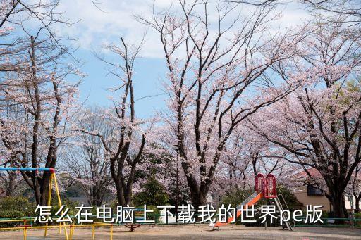 怎么在電腦上下載我的世界pe版