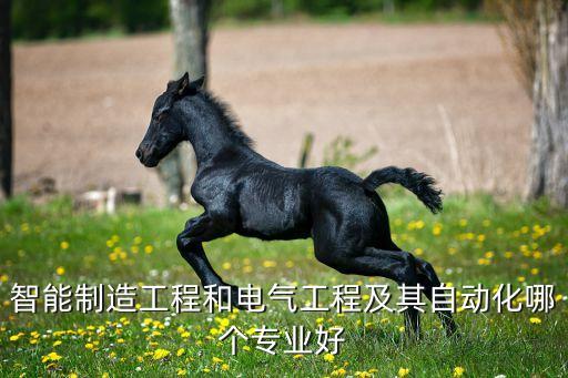 智能制造工程和電氣工程及其自動(dòng)化哪個(gè)專業(yè)好