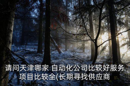 重型自動(dòng)化服務(wù)公司有哪些