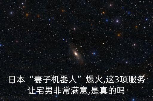 日本“妻子機器人”爆火,這3項服務讓宅男非常滿意,是真的嗎