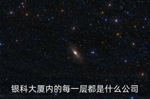 銀科大廈內(nèi)的每一層都是什么公司