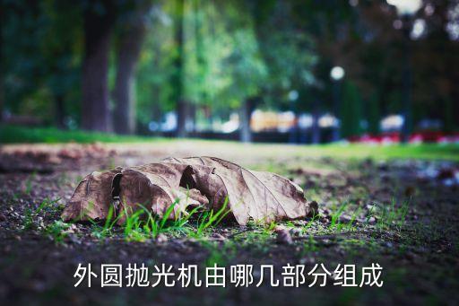 外圓拋光機(jī)由哪幾部分組成