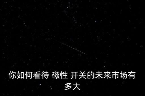 你如何看待 磁性 開關(guān)的未來市場有多大