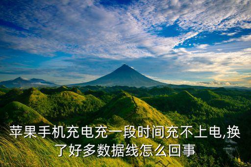蘋果手機(jī)充電充一段時間充不上電,換了好多數(shù)據(jù)線怎么回事