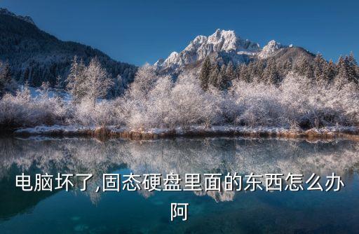 電腦壞了,固態(tài)硬盤里面的東西怎么辦阿