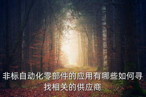 酉陽非標(biāo)自動化設(shè)備,什么叫非標(biāo)自動化設(shè)備?