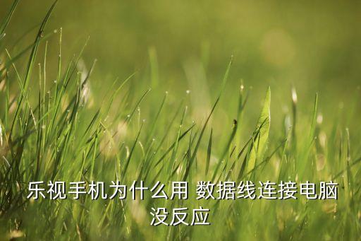  樂視手機為什么用 數據線連接電腦沒反應