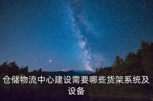 倉儲物流中心建設(shè)需要哪些貨架系統(tǒng)及設(shè)備