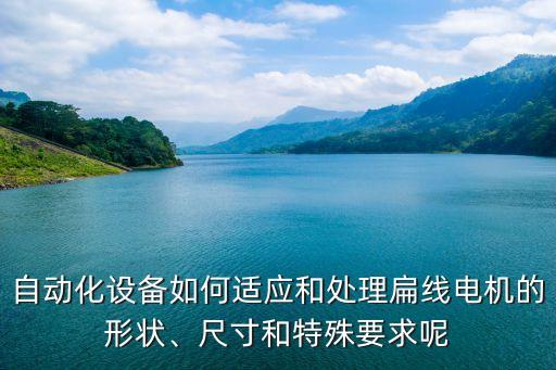 自動(dòng)化設(shè)備如何適應(yīng)和處理扁線電機(jī)的形狀、尺寸和特殊要求呢