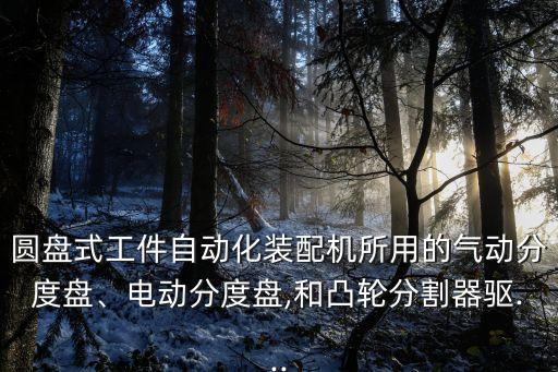 圓盤式工件自動(dòng)化裝配機(jī)所用的氣動(dòng)分度盤、電動(dòng)分度盤,和凸輪分割器驅(qū)...