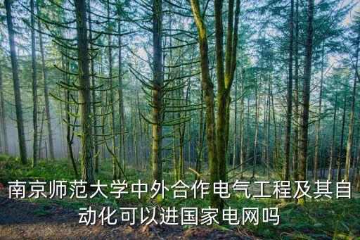 南京師范大學中外合作電氣工程及其自動化可以進國家電網(wǎng)嗎