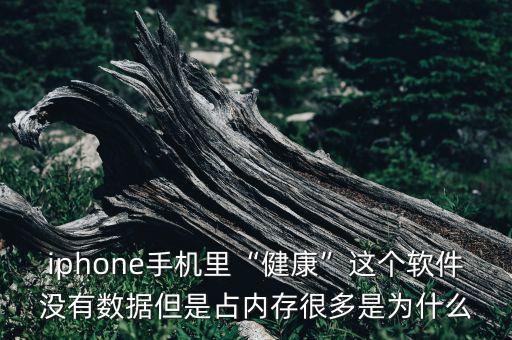 iphone手機(jī)里“健康”這個(gè)軟件沒(méi)有數(shù)據(jù)但是占內(nèi)存很多是為什么