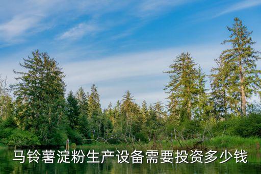 馬鈴薯淀粉生產(chǎn)設(shè)備需要投資多少錢(qián)