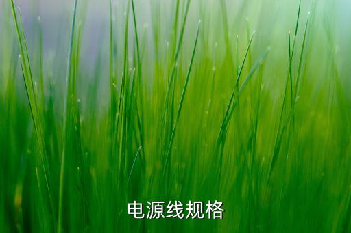 電源線規(guī)格