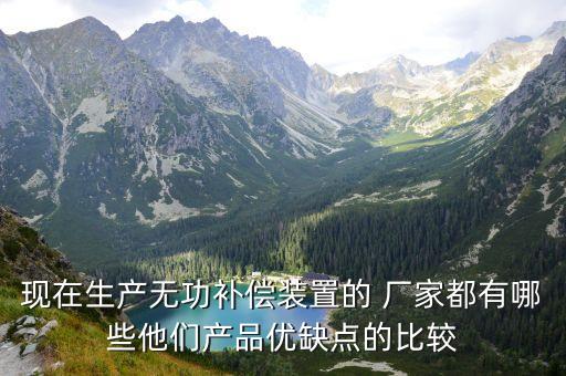 現(xiàn)在生產(chǎn)無功補(bǔ)償裝置的 廠家都有哪些他們產(chǎn)品優(yōu)缺點(diǎn)的比較