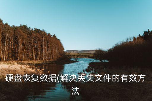 硬盤恢復(fù)數(shù)據(jù)(解決丟失文件的有效方法