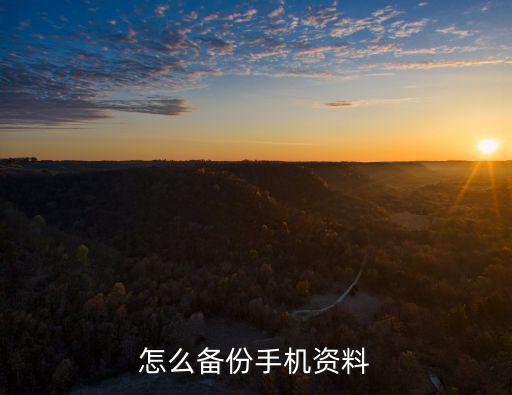 怎么備份手機(jī)資料