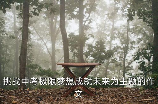 挑戰(zhàn)中考極限夢想成就未來為主題的作文