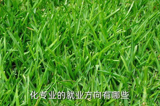 化專業(yè)的就業(yè)方向有哪些