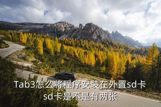 Tab3怎么將程序安裝在外置sd卡sd卡是不是有兩張