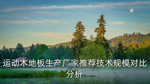 運動木地板生產(chǎn)廠家推薦技術規(guī)模對比分析