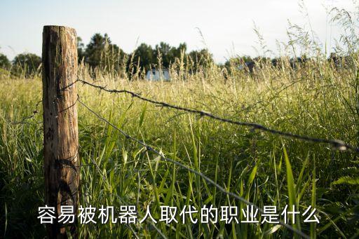 容易被機(jī)器人取代的職業(yè)是什么