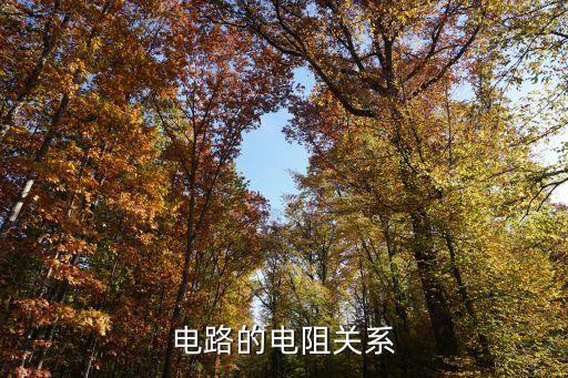 電路的電阻關(guān)系