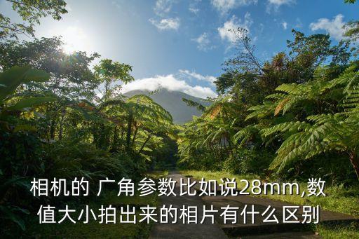 相機的 廣角參數(shù)比如說28mm,數(shù)值大小拍出來的相片有什么區(qū)別