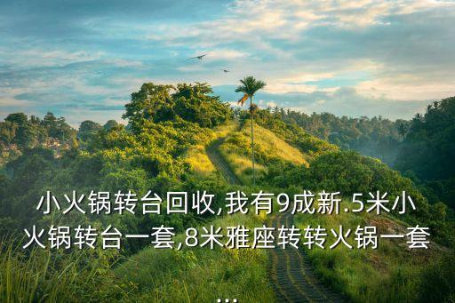 小火鍋轉(zhuǎn)臺回收,我有9成新.5米小火鍋轉(zhuǎn)臺一套,8米雅座轉(zhuǎn)轉(zhuǎn)火鍋一套...