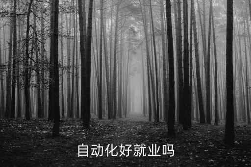自動(dòng)化好就業(yè)嗎
