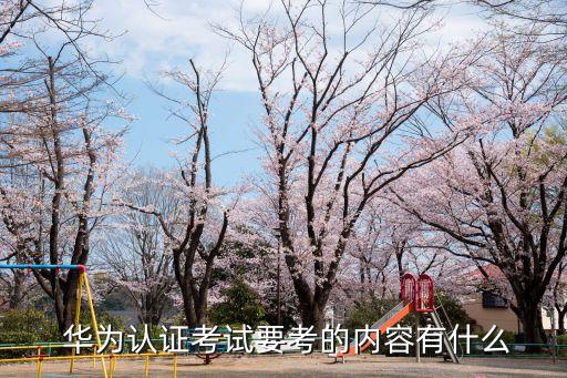  華為認(rèn)證考試要考的內(nèi)容有什么