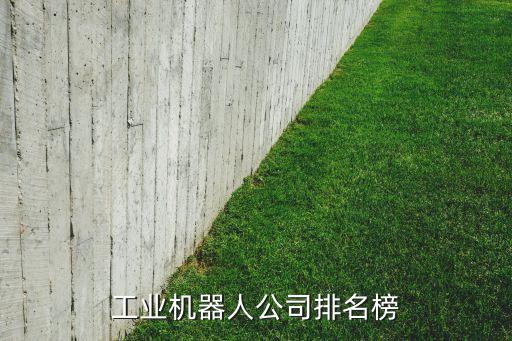 工業(yè)機(jī)器人公司排名榜