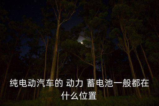 動(dòng)力蓄電池