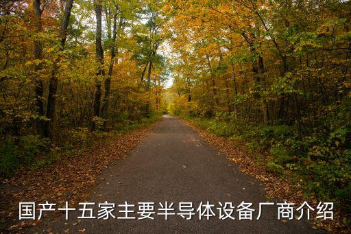 國產(chǎn)十五家主要半導(dǎo)體設(shè)備廠商介紹