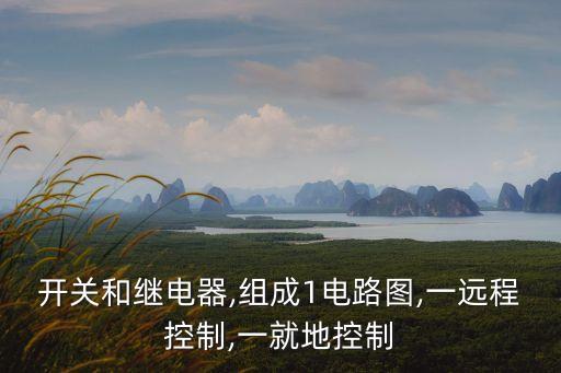 開關(guān)和繼電器,組成1電路圖,一遠(yuǎn)程控制,一就地控制