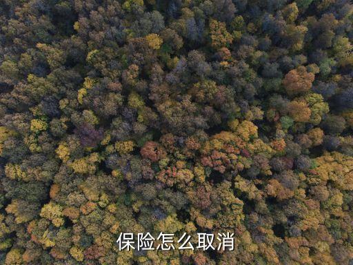 保險(xiǎn)怎么取消