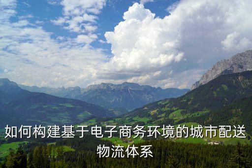 如何構(gòu)建基于電子商務(wù)環(huán)境的城市配送物流體系