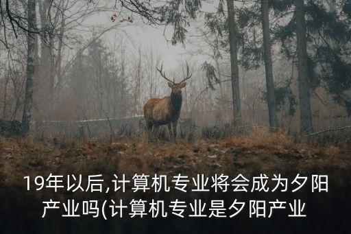 19年以后,計(jì)算機(jī)專業(yè)將會(huì)成為夕陽(yáng)產(chǎn)業(yè)嗎(計(jì)算機(jī)專業(yè)是夕陽(yáng)產(chǎn)業(yè)